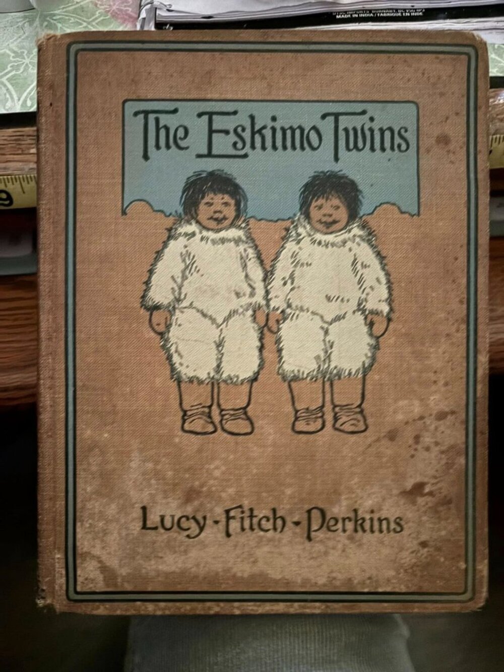 The Eskimo Twins by Lucy Fitch Perkins Childrens Book Antique Hardcover 1914